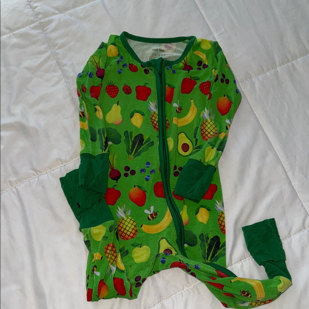 Little sleepies once upon a farm bamboo zippy